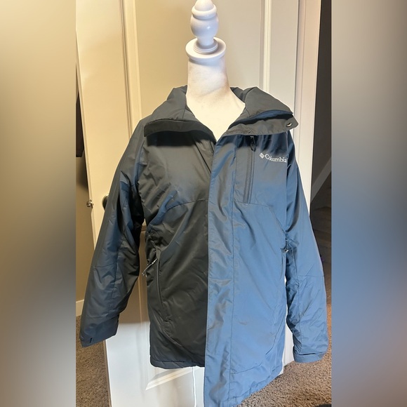 Men’s insulated grey winter Columbia jacket size medium size small - Picture 1 of 16